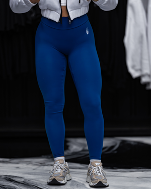Leviathan 2.0 | High Waisted |Seamless Legging - Dark Blue