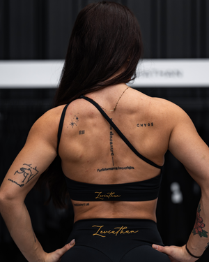 Leviathan | Tarzan Sport Bra 2 in 1 -Black&Gold