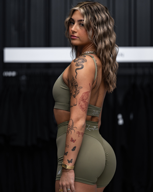 Leviathan |Tarzan Sport Bra 2 in 1 - Olive