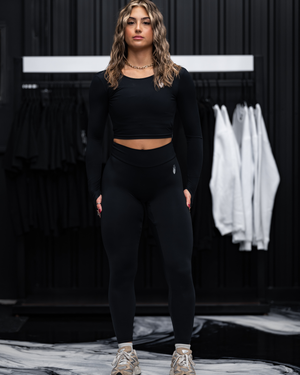 Léviathan | Haut à manches longues Motion - Noir et blanc