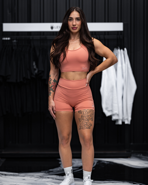 Leviathan Athletic | High waist | Short - Salmon