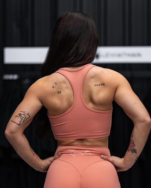 LVTN Longline - Sports Bra - Salmon.