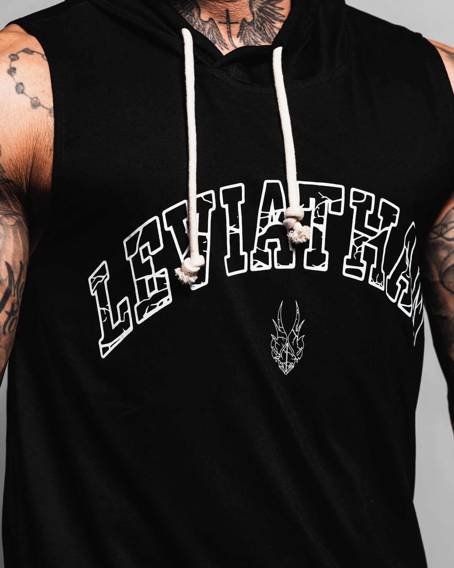 Athletic - Tank Hoodie - Black Leviathan