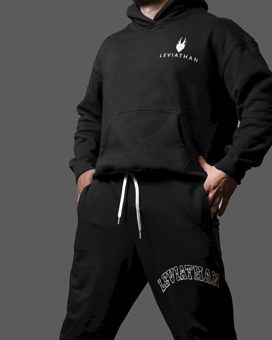 Leviathan - sweatpants - Black&White