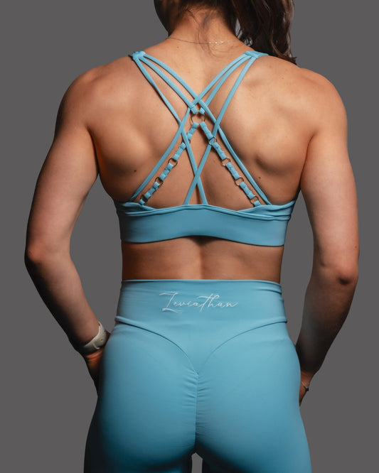 Elegant Cross - Sports bra - Blue