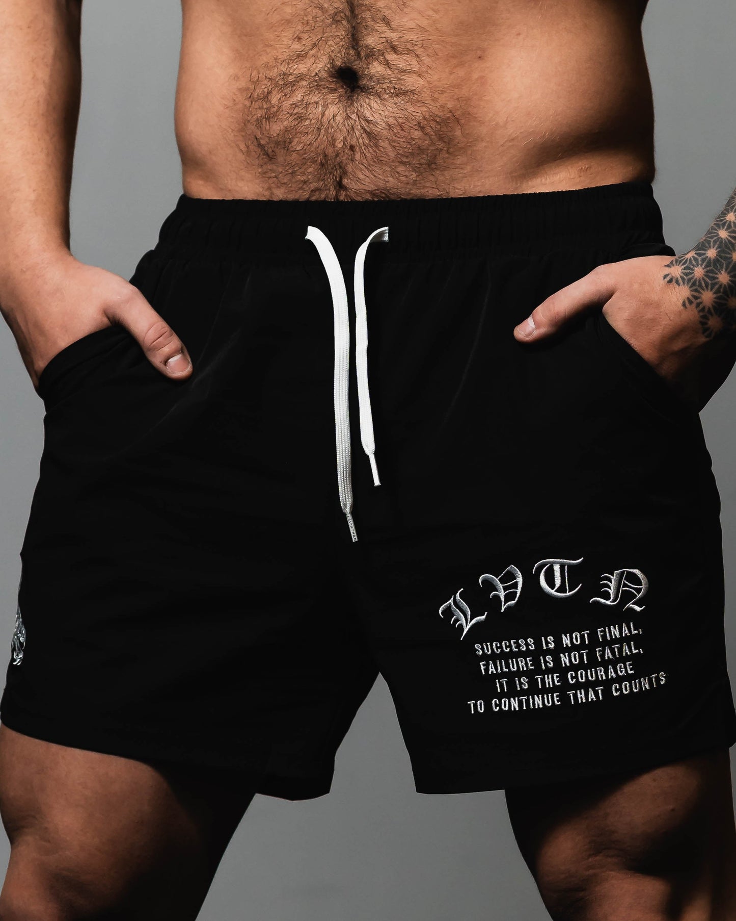 LVTN Shorts  | In Black