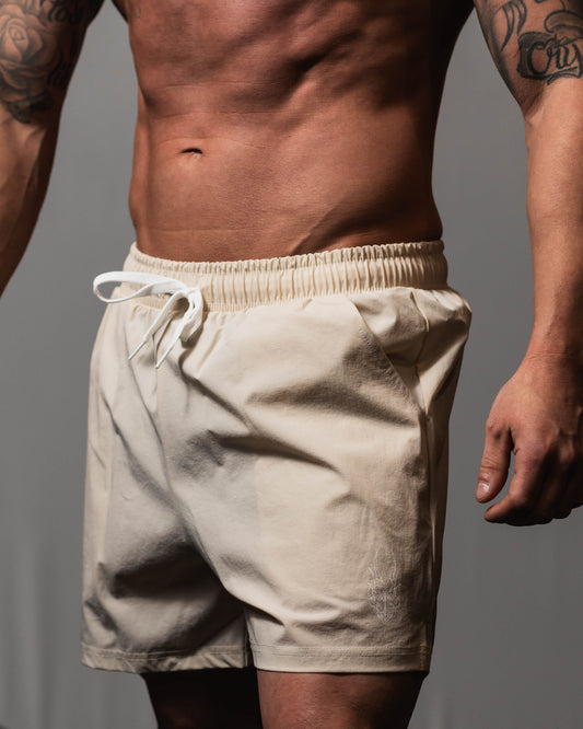 IronEdge Shorts in Beige