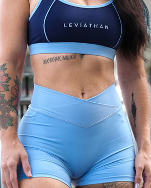 Leviathan | Vortex Sculpt Seamless Short | Baby Blue