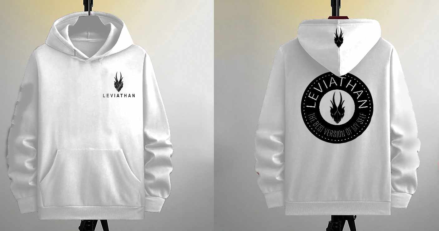 Leviathan White Hoodie